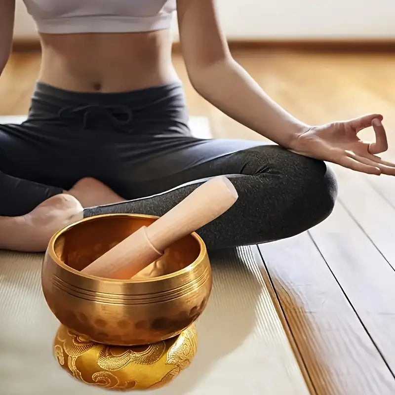 Harmony Haven: Handcrafted Singing Bowl Set for Yoga, Meditation, and Healing-2