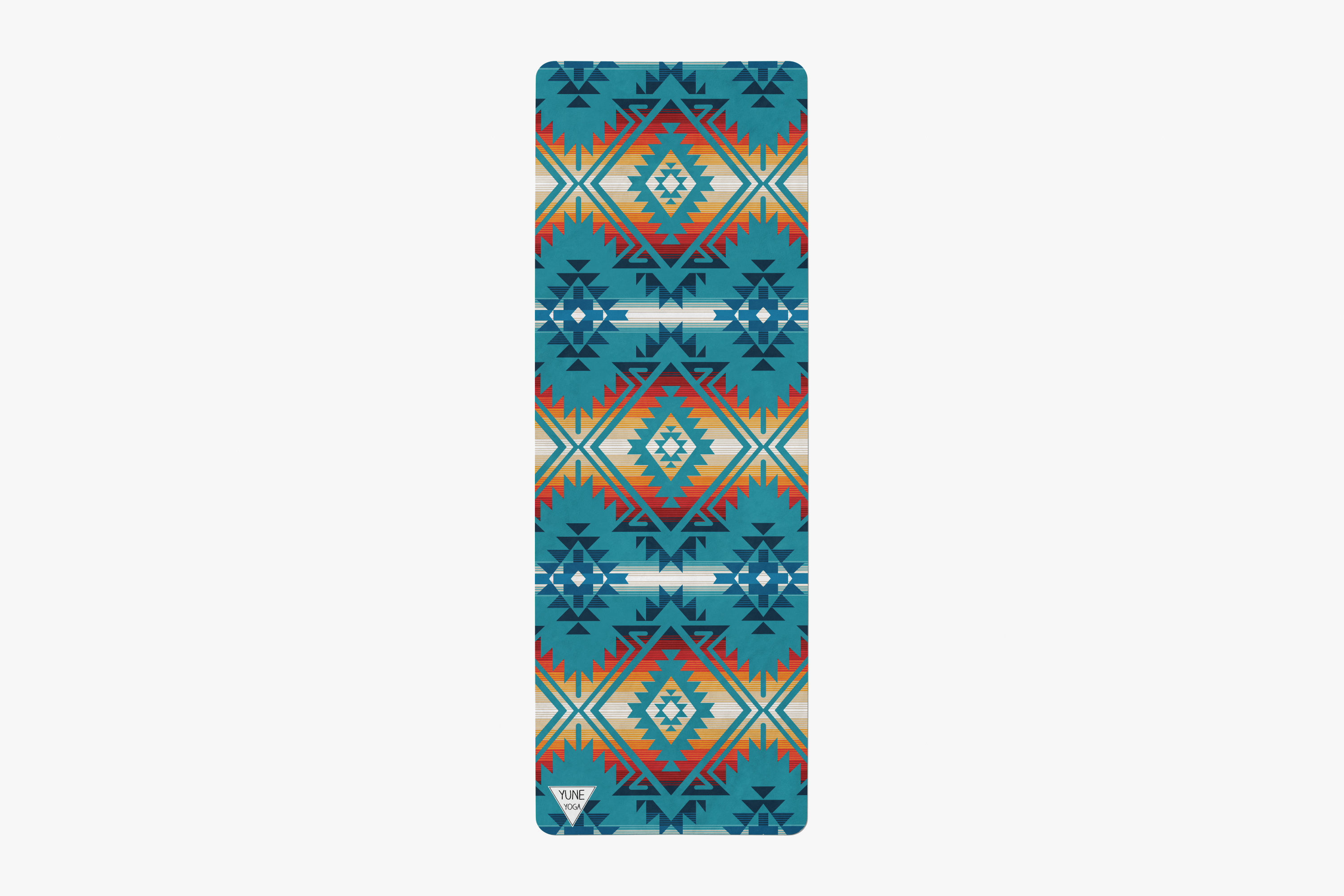 Jerome Turquoise Foldable Travel Yoga Mat – 2mm Lightweight, Non-Slip, Eco-Friendly Mat for On-the-Go Practice | Yune Yoga-1